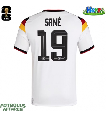 Tyskland Leroy Sane #19 Hemmatröja VM 2026 Kortärmad